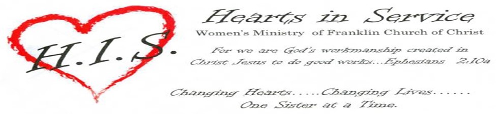 Hearts In Action - Women's Ministry