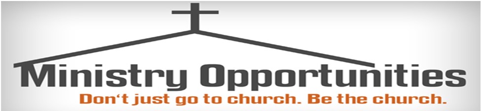 Ministry Opportunities